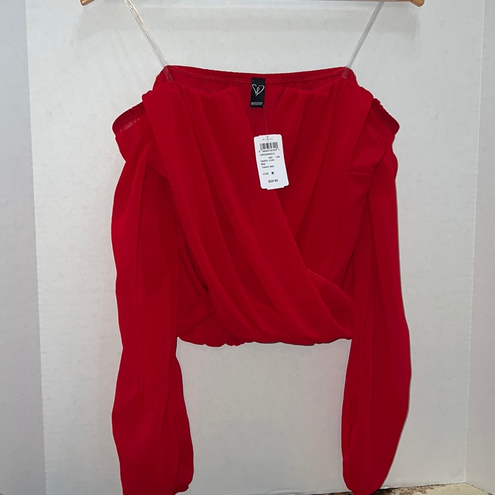 Red Windsor top